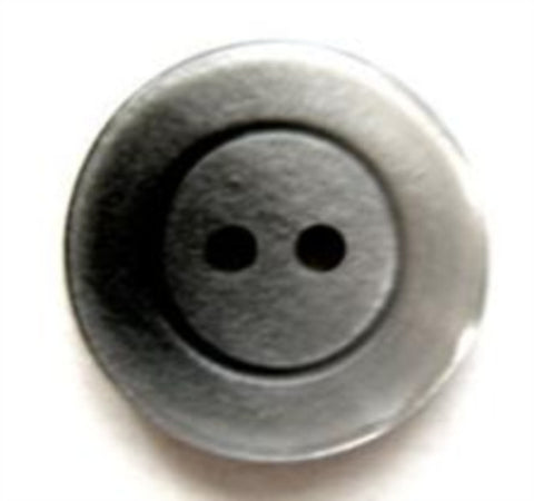 B6841 20mm Black and Grey Shimmery Pearlised 2 Hole Button - Ribbonmoon