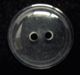 B18030 19mm Clear Glass Effect 2 Hole Button (Backing Button) - Ribbonmoon