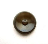 B15725 14mm Drab Olive Green High Gloss Shank button