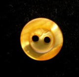 B7315 11mm Tonal Marigold Shimmery Polyester 2 Hole Button