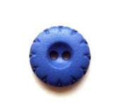 B9165 14mm Dark Royal Blue Soft Sheen 2 Hole Button - Ribbonmoon