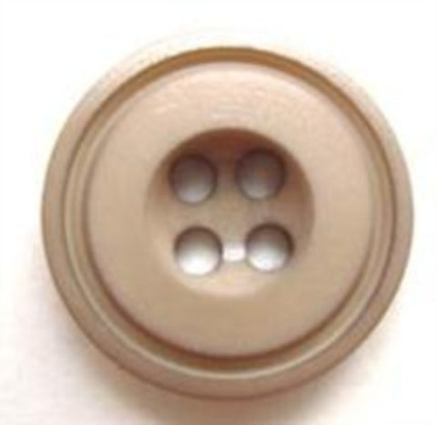 B5350 19mm Beige 4 Hole Button - Ribbonmoon