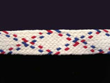 FT939 29mm White,Red and Royal 100% Cotton Tough Webbing Braid Trim - Ribbonmoon