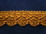 FT604 25mm Old and Burnt Gold Braid Trimming