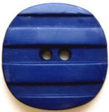 B8171 26mm Dark Royal Blue Matt and Soft Sheen 2 Hole Button - Ribbonmoon