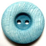 B10941 23mm Tonal Turquoise Blue Textured Matt 2 Hole Button - Ribbonmoon