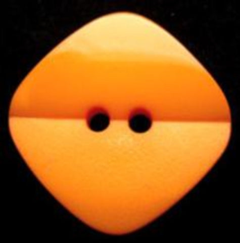 B7323 22mm Bright Marigold Gloss and Matt 2 Hole Button - Ribbonmoon