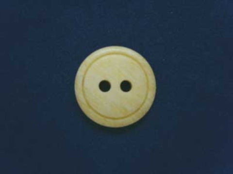 B4512 15mm Frosted Yellow 2 Hole Button - Ribbonmoon