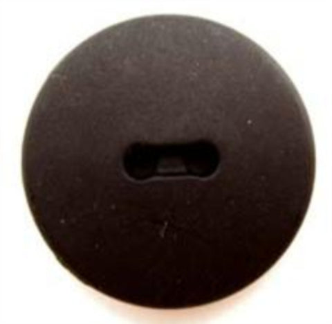 B5121 22mm Black Matt 2 Hole Button - Ribbonmoon