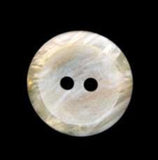 B2488 15mm Natural Iridescent Shimmery Matt Centre 2 Hole Button - Ribbonmoon