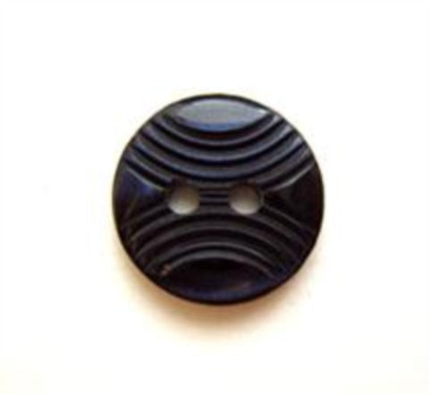 B8139 12mm Tonal Navy Textured 2 Hole Button - Ribbonmoon