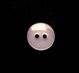 B13801 11mm Pale PInk Pearlised Polyester 2 Hole Button - Ribbonmoon