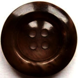 B16708 26mm Mixed Browns High Gloss 4 Hole Button - Ribbonmoon