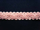 FT301 12mm Tea Rose Pink Braid Trimming - Ribbonmoon