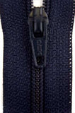 Z2957 25cm Navy Nylon No.3 Closed End Zip - Ribbonmoon