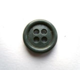 B17431 15mm Grey Gloss 4 Hole Button