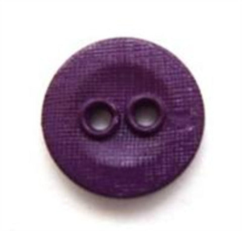 B6238 14mm Dusky Purple Lightly Textured Linen Effect 2 Hole Button - Ribbonmoon