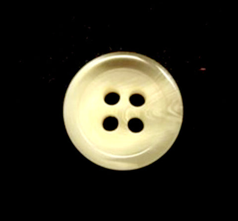 B15911 15mm Tonal Creams and Beige Glossy 4 Hole Button