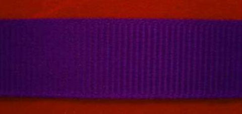 R6886 15mm Bright Purple Polyester Grosgrain Ribbon - Ribbonmoon