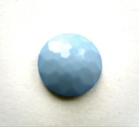 B11564 14mm Cornflower Blue Domed Honeycomb Shank Button - Ribbonmoon