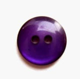 B7013 14mm Tonal Liberty Purple Pearlised Polyester 2 Hole Button - Ribbonmoon