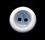 B9472 16mm Frosted Blue Glossy 2 Hole Button - Ribbonmoon