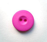 B17350 15mm Bright Shocking PInk Matt 2 Hole Button - Ribbonmoon