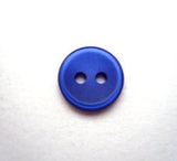 B10141 11mm Royal Blue Polyester Shirt Type 2 Hole Button - Ribbonmoon