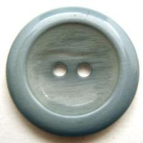 B11779 23mm Dusky Petrol Glossy 2 Hole Button - Ribbonmoon