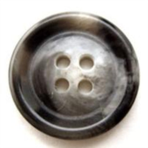 B10854 20mm Mixed Grey 4 Hole Button - Ribbonmoon