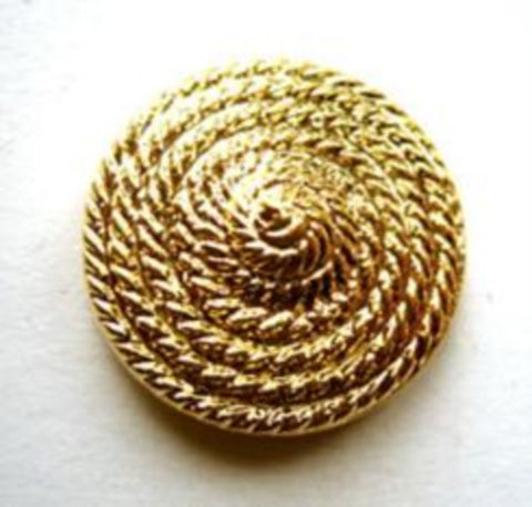 B8977 20mm Gilded Gold Poly Textured Shank Button - Ribbonmoon