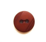 B8049 13mm Pale Chocolate Brown Soft Sheen 2 Hole Button - Ribbonmoon