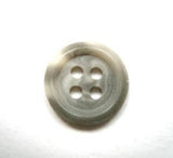 B16450 15mm Pale Greys 4 Hole Button - Ribbonmoon