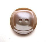 B13586 17mm Misty Beige Brown Tonal 2 Hole Button - Ribbonmoon