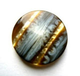 B11910 18mm Frosted Browns and Semi Pearlised Shank Button - Ribbonmoon