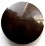 B8433L 23mm Brown High Gloss Lightly Domed Shank Button