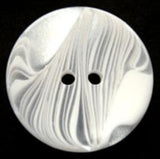 B17376 23mm Tonal Pearlised White 2 Hole Button - Ribbonmoon