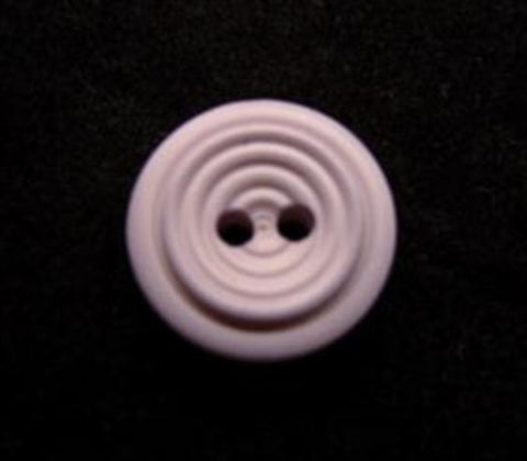 B9484 14mm Pale Grey Orchid Ringed Design 2 Hole Button - Ribbonmoon