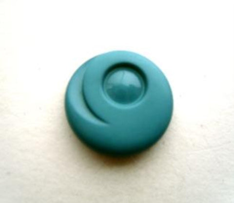 B9450 15mm Dark Malibu Blue Matt Shank Button - Ribbonmoon