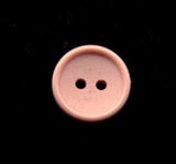 B12013 14mm Pale Pink Matt Centre 2 Hole Button - Ribbonmoon