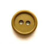 B8316 14mm Avacado Moss Matt Centre 2 Hole Button - Ribbonmoon