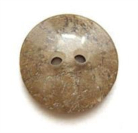 B8041 18mm Shimmery Beige Domed 2 Hole Button - Ribbonmoon