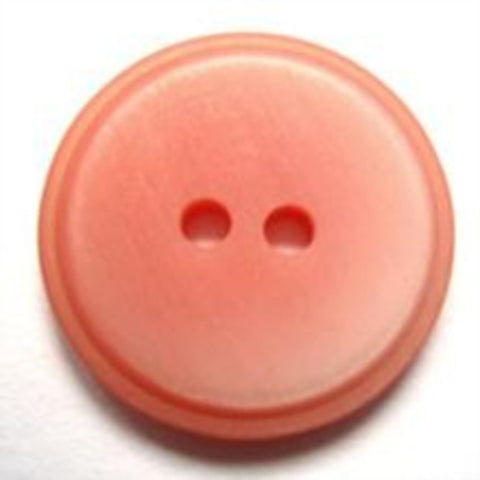 B11000 20mm Frosted Apricot Soft Sheen 2 Hole Button - Ribbonmoon