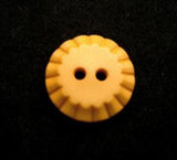 B9399 15mm Honey Gold 2 Hole Button - Ribbonmoon