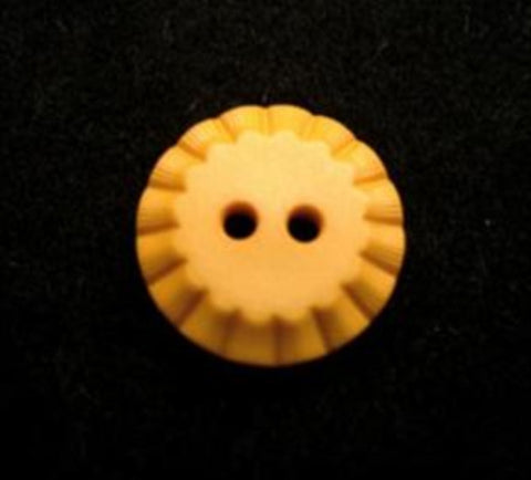 B9399 15mm Honey Gold 2 Hole Button - Ribbonmoon