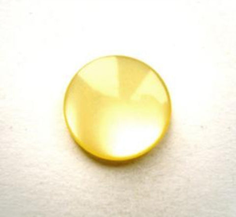 B11541 15mm Lemon Tint Polyester Shank Button - Ribbonmoon