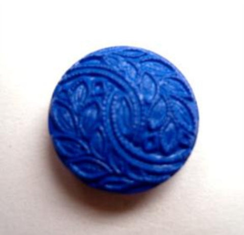 B13779 17mm Royal Blue Textured Shank Button - Ribbonmoon