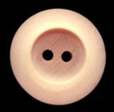 B18027 20mm Frosted Pale Peach Matt 2 Hole Button - Ribbonmoon