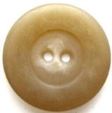 B6750 25mm Dull Camel Aaran Bone Sheen 2 Hole Button - Ribbonmoon