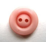 B6987 15mm Rose Pink Chunky Matt Centre 2 Hole Button - Ribbonmoon